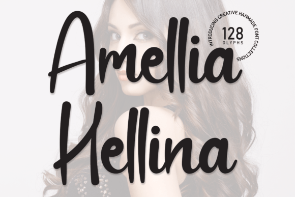 Amellia Hellina: A Script Handwritten Font for Campaign Creativity