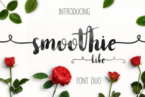 Be with Smoothie Life: A Script Font for Creative Web Design
