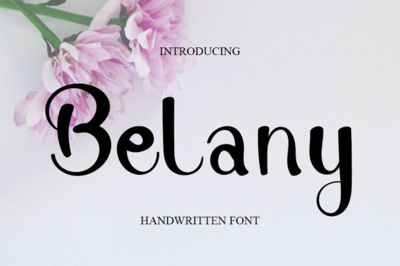 Belany: The Handwritten Font That Elevates Your Brand’s Visual Story