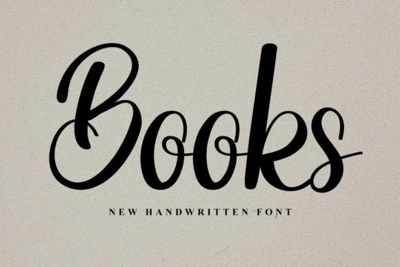 Books: A Timeless Script Font for Web Design and Branding