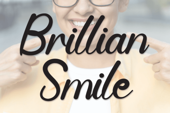 Brillian Smile: A Sweet and Friendly Handwritten Font for Warm Branding