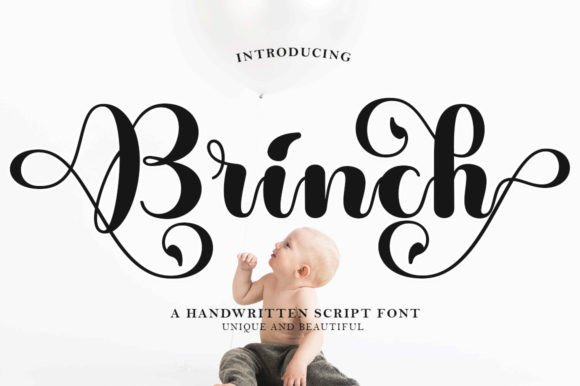 Brinch: A Script Handwritten Font for Creative Makers