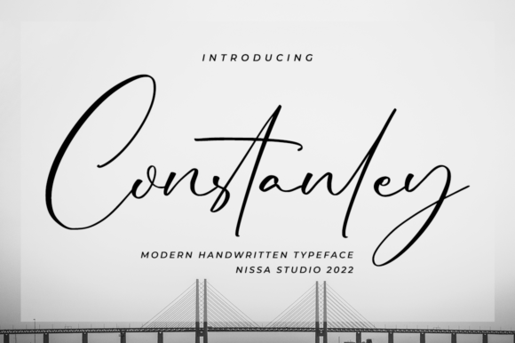 Constanley: A Delicate Script Font for Luxury Design