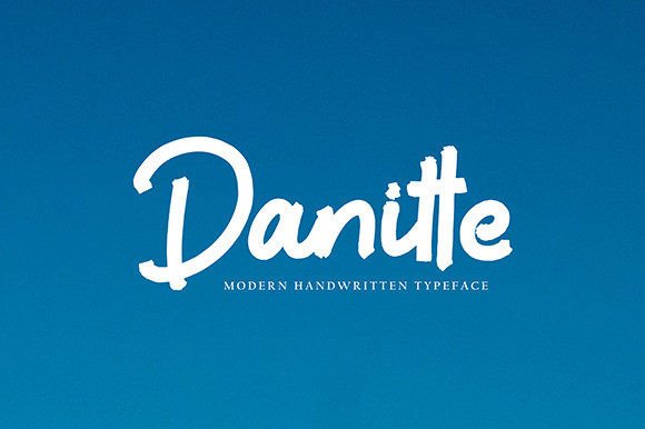 Discover the Magic of Danitte: A Script Handwritten Font for Creative Makers