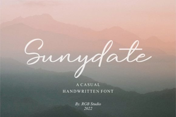 Discover the Versatility of Sunydate: A Script Handwritten Font for Editorial Design