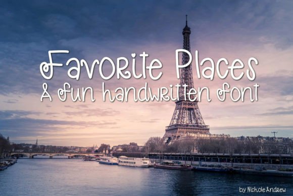 Favorite Places: The Handwritten Font That Elevates Your Brand