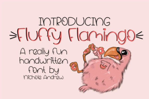 Fluffy Flamingo: A Script Handwritten Font for Creative Crafters