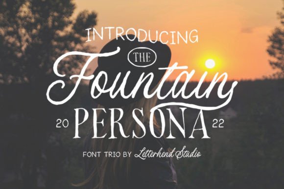 Fountain Persona Trio: A Timeless Script Font for Editorial Design