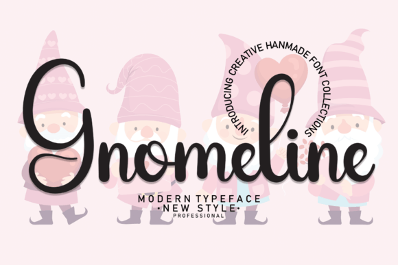 Gnomeline: A Script Handwritten Font for Digital Branding and Web Design