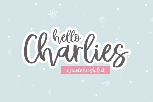 Hello Charlies: A Script Handwritten Font for Editorial Design