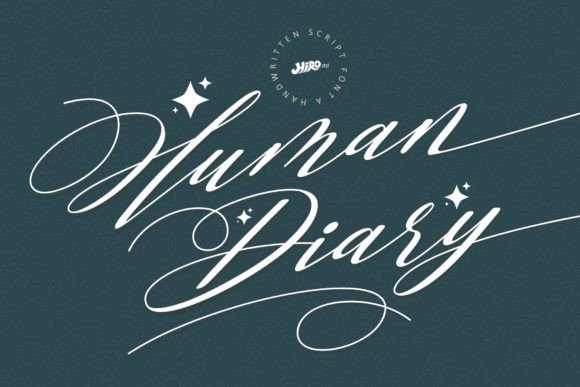 Human Diary: A Script Handwritten Font That Elevates Brand Identity