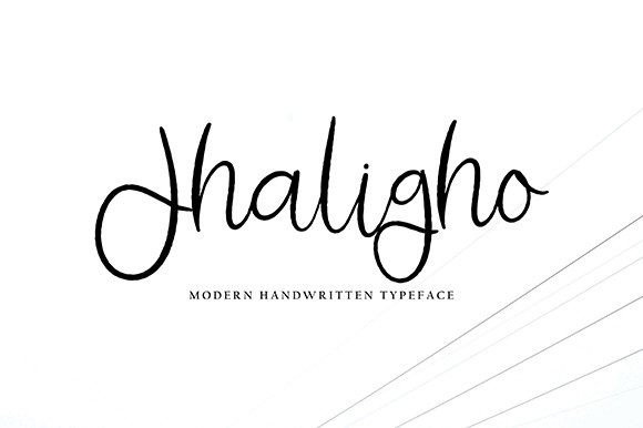 Jhaligho: A Script Font for Elegant Editorial Design