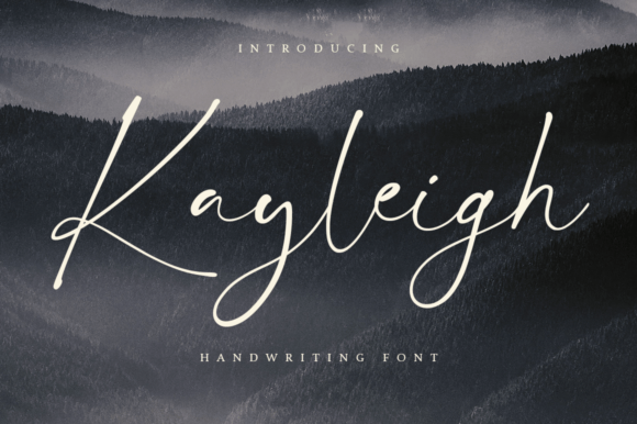 Kayleigh: A Script Handwritten Font for Editorial Design and Branding