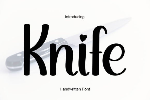Knife: The Font That Turns Campaigns into Masterpieces