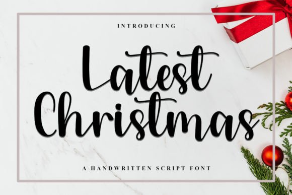 Latest Christmas: A Script Handwritten Font That Elevates Your Creative Projects