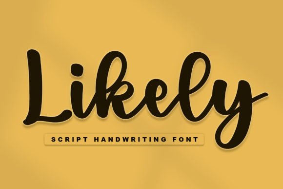 Likely: A Script Handwritten Font That Elevates Your Creative Projects