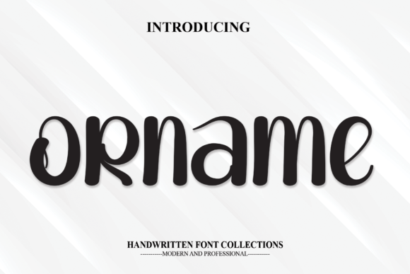 Orname: A Script Handwritten Font for Warm Branding and Campaign Design