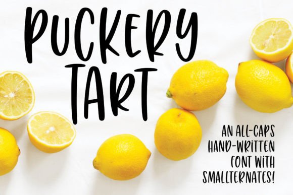 Puckery Tart: A Script Handwritten Font for Web Design and Branding