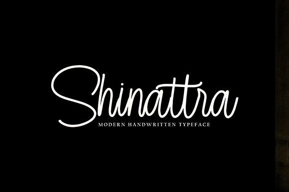 Shinattra: A Versatile Script Handwritten Font for Editorial Design