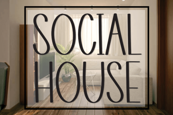 Social House: A Script Handwritten Font for Creative Crafters