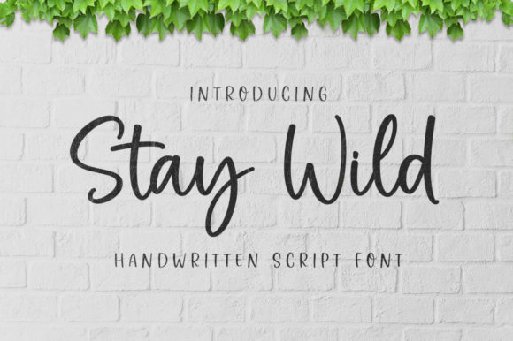 Stay Wild: A Font for Editorial Elegance