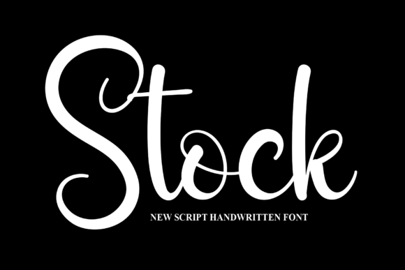 Stock: A Sweet and Friendly Handwritten Font for Branding