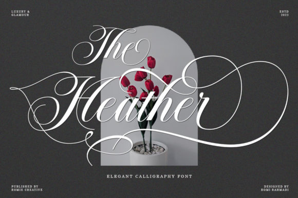 The Heather: A Delicate Script Font for Elegant Design