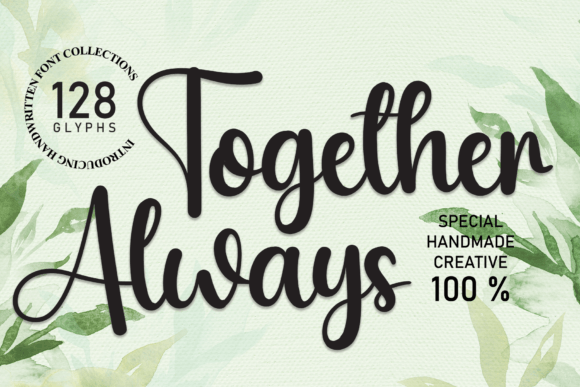 Together Always: The Script Handwritten Font That Elevates Your Brand