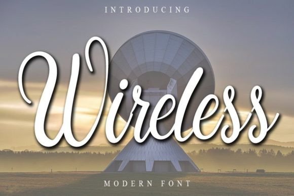 Wireless: A Script Handwritten Font for Modern Branding