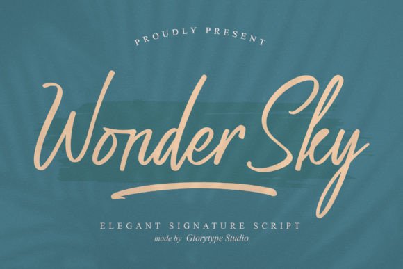 Wonder Sky Font for Handmade Creators and Designers