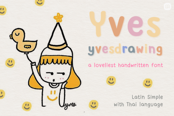 Yves Yvesdrawing: A Script Handwritten Font for Campaign Creativity